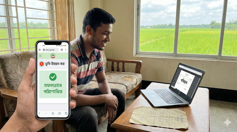 অনলাইনে এস এ খতিয়ান চেক