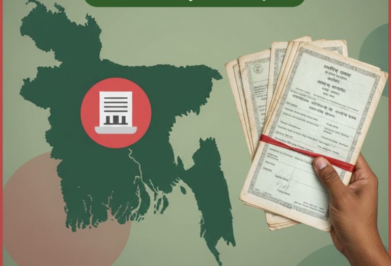 অনলাইনে জমির রেকর্ড যাচাই করার নতুন পদ্ধতি