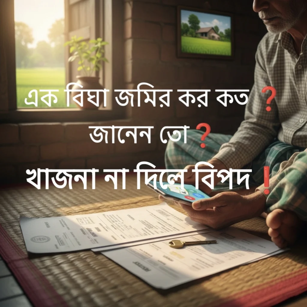 এক বিঘা জমির খাজনা