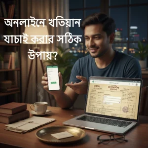 অনলাইনে খতিয়ান যাচাই
